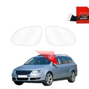 GrizzGlass ZeroDrop Rain-repellent mirror film for Volkswagen Passat B6 Variant (2005-2010)
