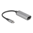Αντάπτορας Δικτύου USB Delock 81570, USB-C, 5Gbps Ethernet, ασημί
