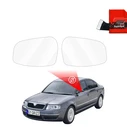 GrizzGlass ZeroDrop Rain-repellent mirror film for Skoda Superb Sedan (2001-2008)