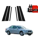 GrizzGlass BodyShield Carbon pillar film for Mercedes Benz C-Class W203 Sedan (2000-2007) [6in1]