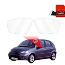 GrizzGlass ZeroDrop Rain-repellent mirror film for Citroen C3 (2002-2010)
