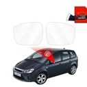 GrizzGlass ZeroDrop Rain-repellent mirror film for Ford Focus C-Max (2003-2007)