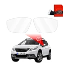 GrizzGlass ZeroDrop Rain-repellent mirror film for Peugeot 2008 (2013-2019)