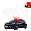 GrizzGlass ZeroDrop Rain-repellent mirror film for Peugeot 208 (2012-2018)