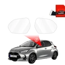 GrizzGlass ZeroDrop Rain-repellent mirror film for Toyota Yaris 4 (2020-2025)