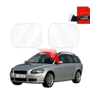 GrizzGlass ZeroDrop Rain-repellent mirror film for Volvo V50 (2004-2012)