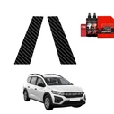GrizzGlass BodyShield Carbon pillar film for Dacia Jogger (2022-2025) [2in1]