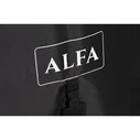 Alfa 4 Pizze Black Grill Cover ACTEL-TOP4PBAS