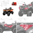GrizzGlass BodyShield Protective film for CFMOTO CFORCE 520L (2020-2026) [10in1]
