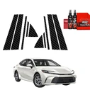 GrizzGlass BodyShield Carbon pillar film for Toyota Camry (2025-2026) [10in1]
