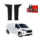 GrizzGlass BodyShield Carbon pillar film for Ford Custom (2023-2026) [2in1]