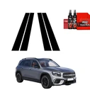 GrizzGlass BodyShield Black pillar film for Mercedes GLB 200 (2023-2026) [4in1]