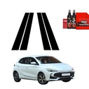 GrizzGlass BodyShield Black pillar film for MG 3 (2024-2026) [4in1]
