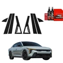 GrizzGlass BodyShield Carbon pillar film for Kia K4 (2025-2026) [8in1]
