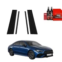 GrizzGlass BodyShield Carbon pillar film for Mercedes CLA 200 (2025-2026) [4in1]