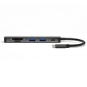 4smarts HUB 6in1 DeX Function 2xUSB-A 3.0 / USB-C / HDMI / SD / MicroSD gray