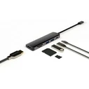 4smarts HUB 6in1 DeX Function 2xUSB-A 3.0 / USB-C / HDMI / SD / MicroSD gray