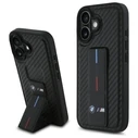 BMW Apple iPhone 16 hardcase M Grip Stand Smooth and Carbon black