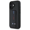BMW Apple iPhone 16 hardcase M Grip Stand Smooth and Carbon black