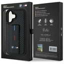 BMW Apple iPhone 16 hardcase M Grip Stand Smooth and Carbon black