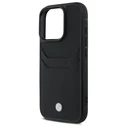 BMW Apple iPhone 16 Pro Max hardcase Sign Leather Cardslot black