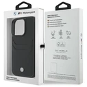 BMW Apple iPhone 16 Pro Max hardcase Sign Leather Cardslot black