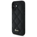 Guess Apple iPhone 16 Plus hardcase Quilted Metal Logo black
