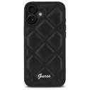 Guess Apple iPhone 16 Plus hardcase Quilted Metal Logo black