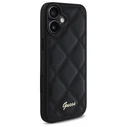 Guess Apple iPhone 16 Plus hardcase Quilted Metal Logo black