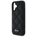 Guess Apple iPhone 16 Plus hardcase Quilted Metal Logo black