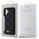 Guess Apple iPhone 16 Plus hardcase Quilted Metal Logo black