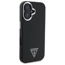 Guess Apple iPhone 16 hardcase Grained Triangle MagSafe black