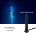 Κεραία WiFi Qoltec 5G LTE omnidirectional DUAL, 8 dBi, indoor