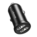 Φορτιστής Αυτοκινήτου Usams 2xusb 2,4a Black