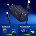 Spigen EE451EU Essential 1-port USB-C Network Charger 45W + USB-C Cable Black