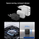 Spigen EE451EU Essential 1-port USB-C Network Charger 45W + USB-C Cable Black