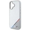 BMW Apple iPhone 16 hardcase M Carbon Tricolor Line MagSafe grey