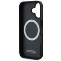 BMW Apple iPhone 16 hardcase M Perforated Tricolor Line MagSafe grey
