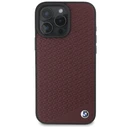 BMW Apple iPhone 16 Pro Max hardcase Sign Leather Diamond Metal Logo MagSafe red