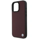 BMW Apple iPhone 16 Pro Max hardcase Sign Leather Diamond Metal Logo MagSafe red