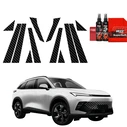 GrizzGlass BodyShield Carbon Car Pillars Protective Film BAIC BEIJING 5 (2023-2026) [12in1]