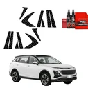 GrizzGlass BodyShield Carbon Car Pillars Protective Film Bestune T90 (2023-2026) [12in1]