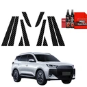 GrizzGlass BodyShield Carbon Car Pillars Protective Film Chery Tiggo 7 (2025-2026) [10in1]