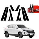 GrizzGlass BodyShield Black Car Pillars Protective Film BAIC BEIJING 3 (2023-2026) [10in1]