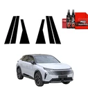 GrizzGlass BodyShield Black Car Pillars Protective Film Peugeot 3008 (2024-2025) [6in1]