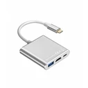 USB Hub Tb Usb C 3w1 - Hdmi, Usb, Pd Silver