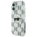 Karl Lagerfeld Apple iPhone 16 hardcase IML Karl Head Electroplated clear