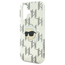 Karl Lagerfeld Apple iPhone 16 hardcase IML Karl Head Electroplated clear