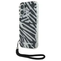 Karl Lagerfeld Apple iPhone 16 hardcase IML Zebra Pattern & Cord black