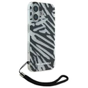 Karl Lagerfeld Apple iPhone 16 hardcase IML Zebra Pattern & Cord black